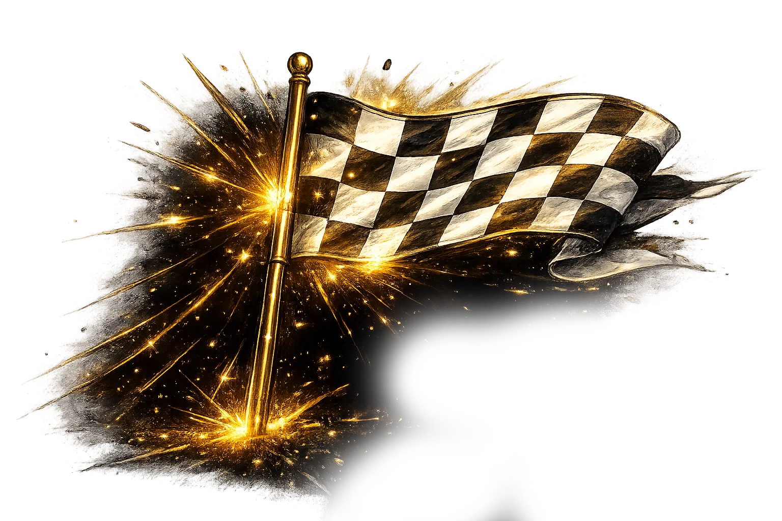 Checkered flag illustration