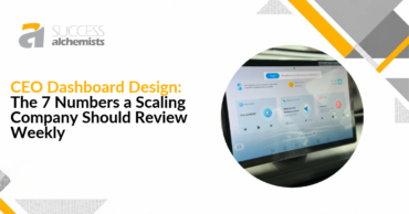 CEO Dashboard Design: The 7 Numbers a Scaling Company Should Review Weekly 